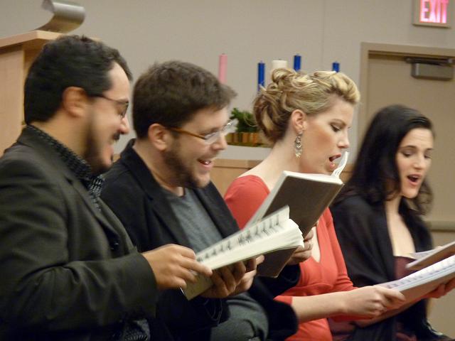 16, Vieira, Thorsett, Groff, Gerber.JPG - The four soloists singing in a quartet